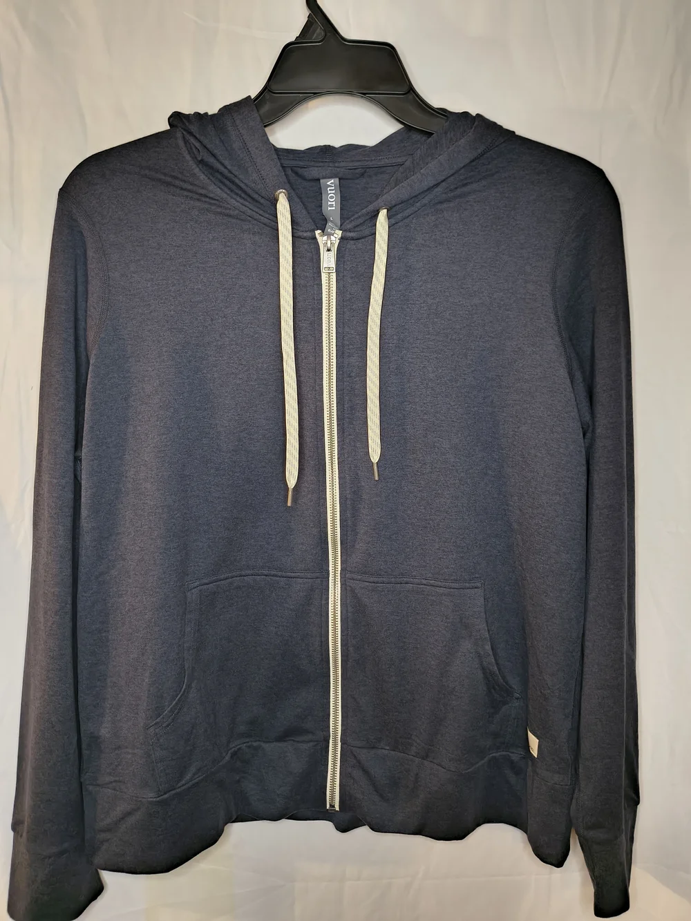 Navy blue Vuori Halo Performance Hoodie 2.0 - Picture 1 of 3